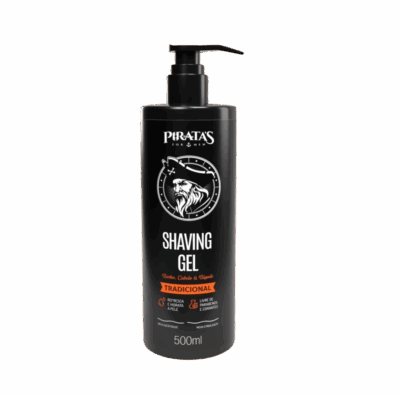 Shaving em Gel Tradicional Piratas For Men 500ml