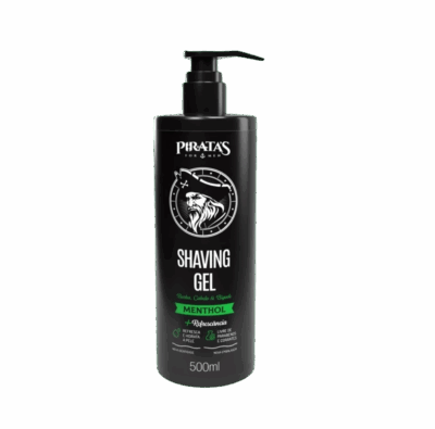 Shaving em Gel Menthol Piratas For Men 500ml