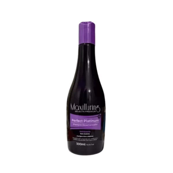 Shampoo Desamarelador Maxilluring Perfect Platinum 300 ml