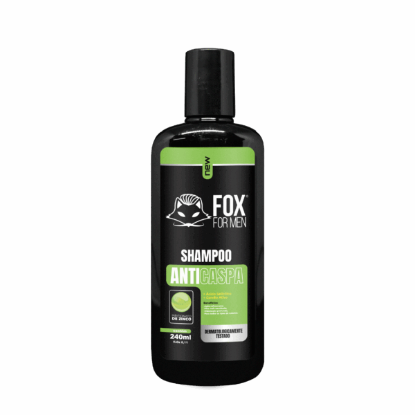 Shampoo Anti-Caspa 240ml – Fox For Men