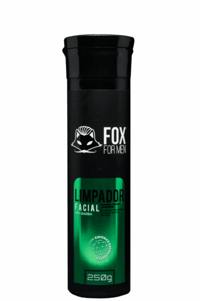 Creme Limpador Facial Pré Barba & Esfoliante Fox For Men 250g