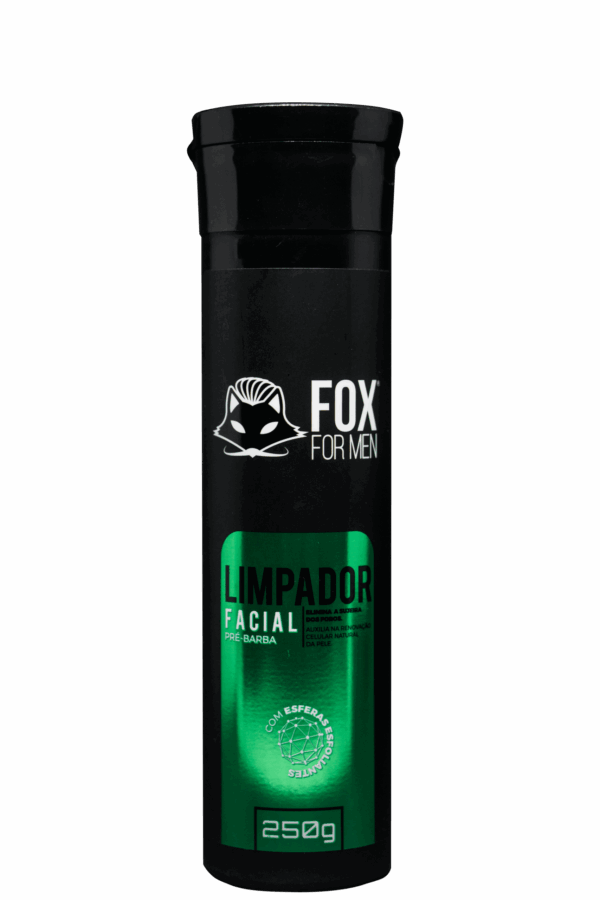 Creme Limpador Facial Pré Barba & Esfoliante Fox For Men 250g