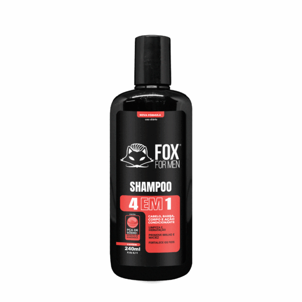 SHAMPOO 4 EM 1 240ML – FOX FOR MEN