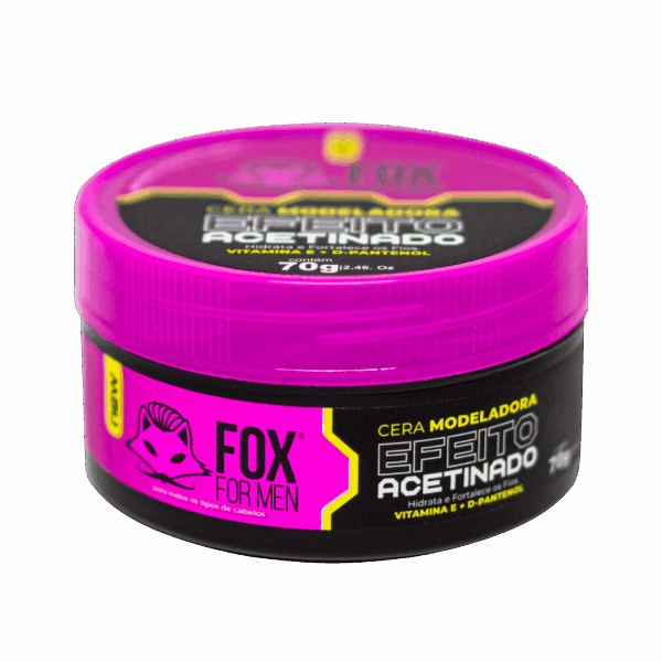 Cera Modeladora Efeito Acetinado – 70g – Fox For - Imagem 2