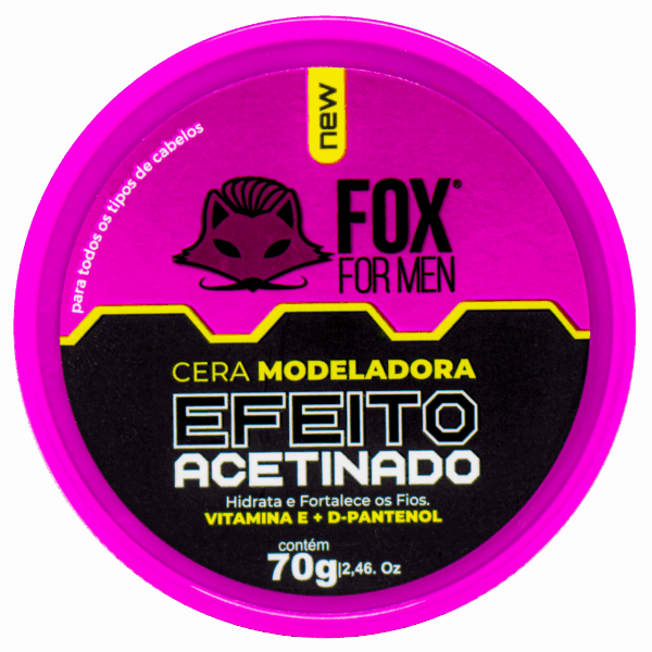 Cera Modeladora Efeito Acetinado – 70g – Fox For
