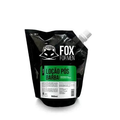 REFIL LOÇAO PÓS BARBA MENTHOL FOX FOR MEN 500ML