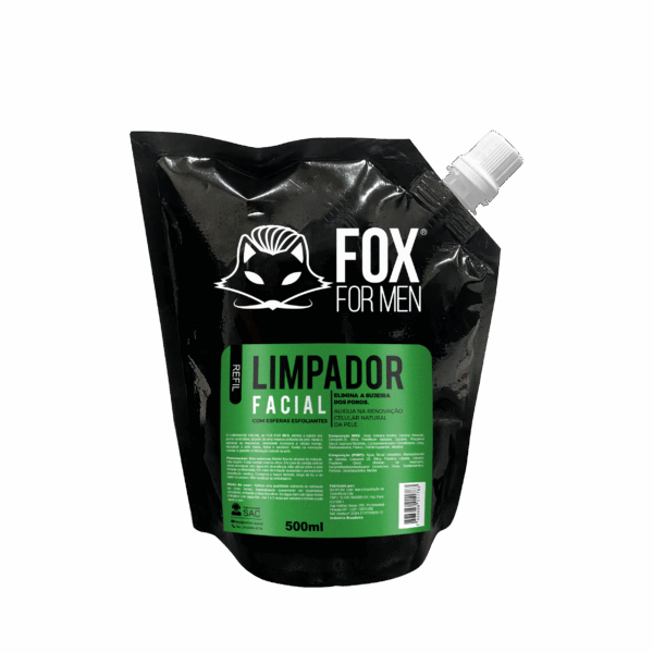 REFIL CREME LIMPADOR FACIAL FOX FOR MEN  500ML