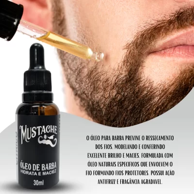 Óleo para Barba Mustache 30 ML - Imagem 3