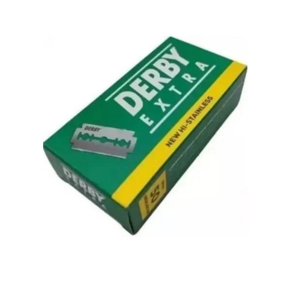 Laminas De Barbear  Derby Platinum Inteira - Imagem 3