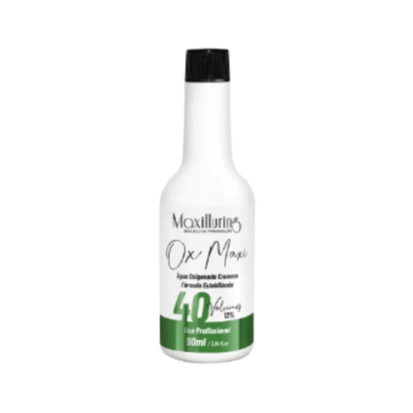 Água Oxigenada Cremosa 40 volumes Maxilluring 90 ml