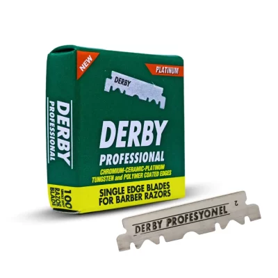 Laminas De Barbear  Derby Platinum Partida - Imagem 2