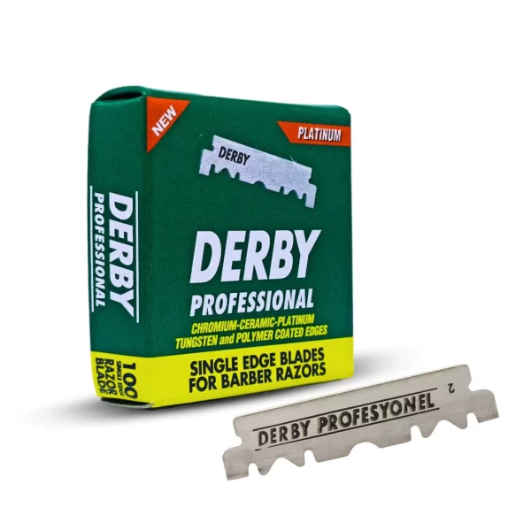 Laminas De Barbear  Derby Platinum Partida - Imagem 2