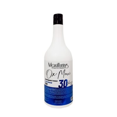 Água Oxigenada Cremosa 30 volumes Maxilluring 900 ml