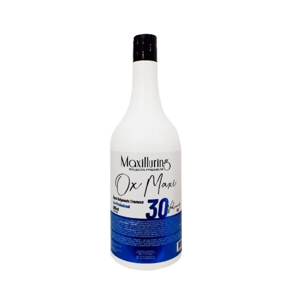 Água Oxigenada Cremosa 30 volumes Maxilluring 900 ml