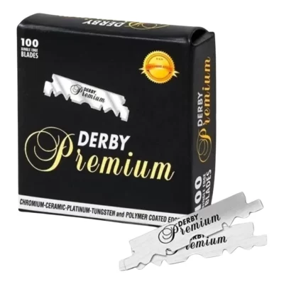 Laminas De Barbear  Derby Premium Partida - Imagem 2